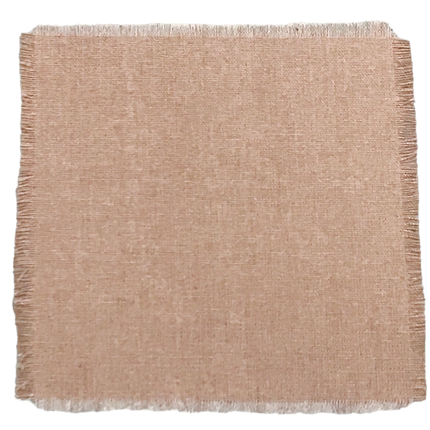 Linnen doekje 20x20cm cream pink - Per 12 stuks