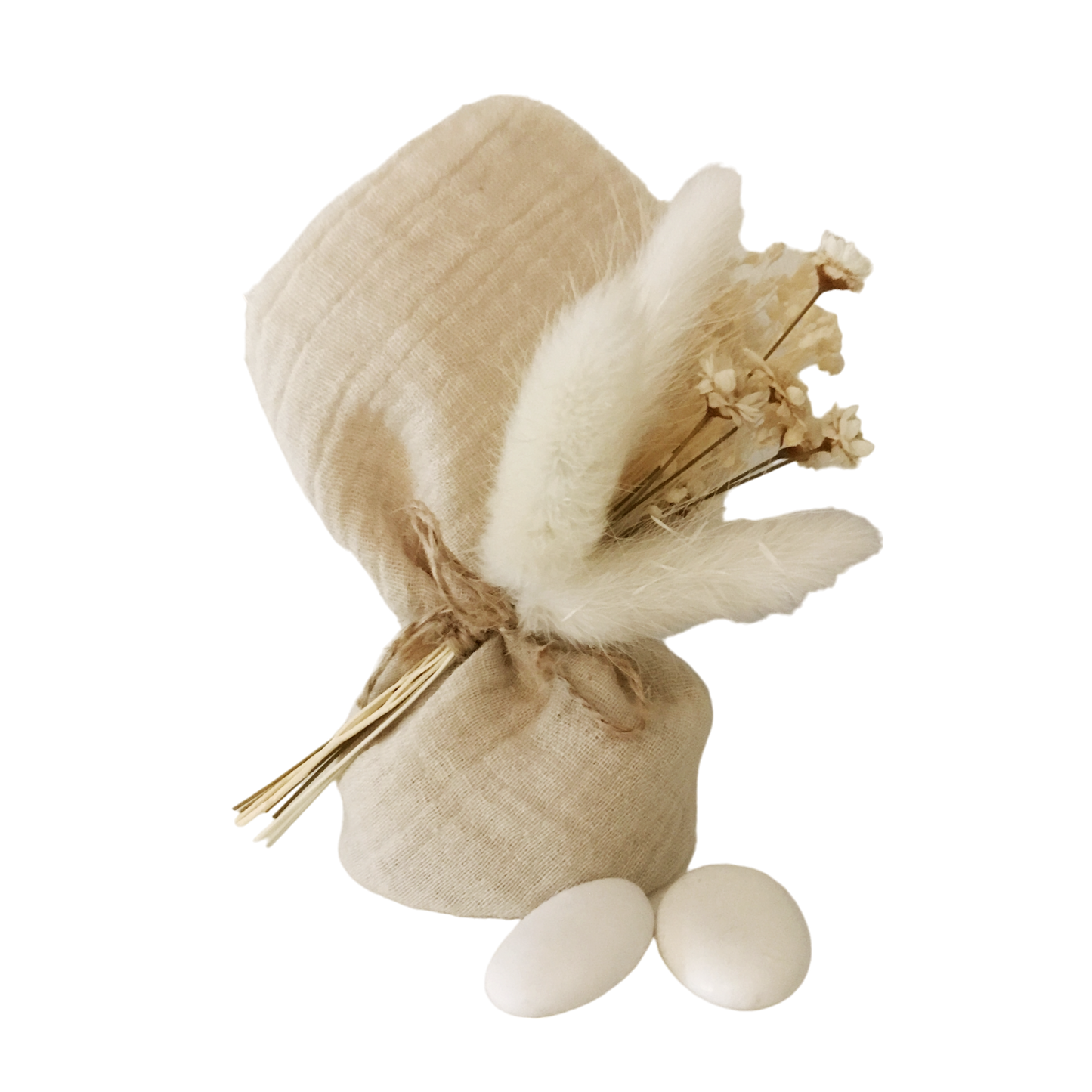 Baby ivory droogboeket 12cm - per 12 stuks