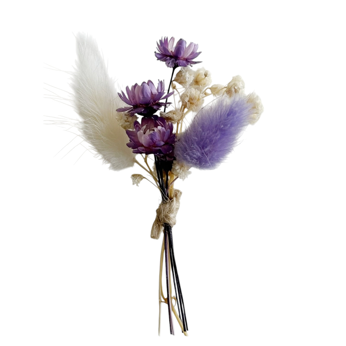 Boeketje mini 7cm lavendel - per 12 stuks