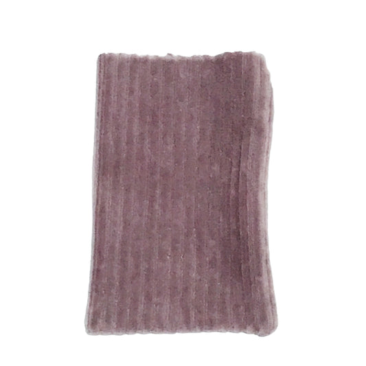 Fluweel recht zakje 13x8cm lavendel - per 12 stuks