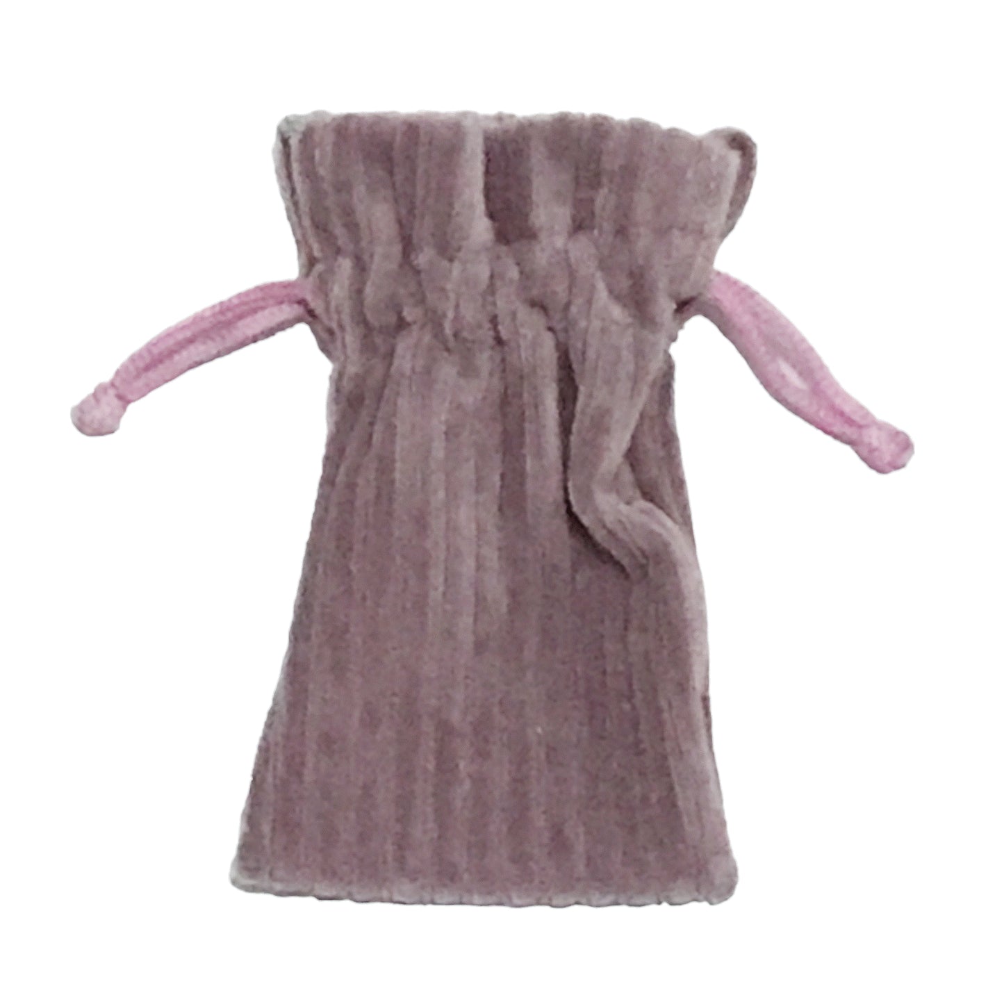 Fluweel stropzakje 12,5x8cm lavendel - per 12 stuks