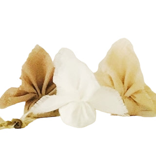 Linnen doekje 20x20cm wit - Per 12 stuks