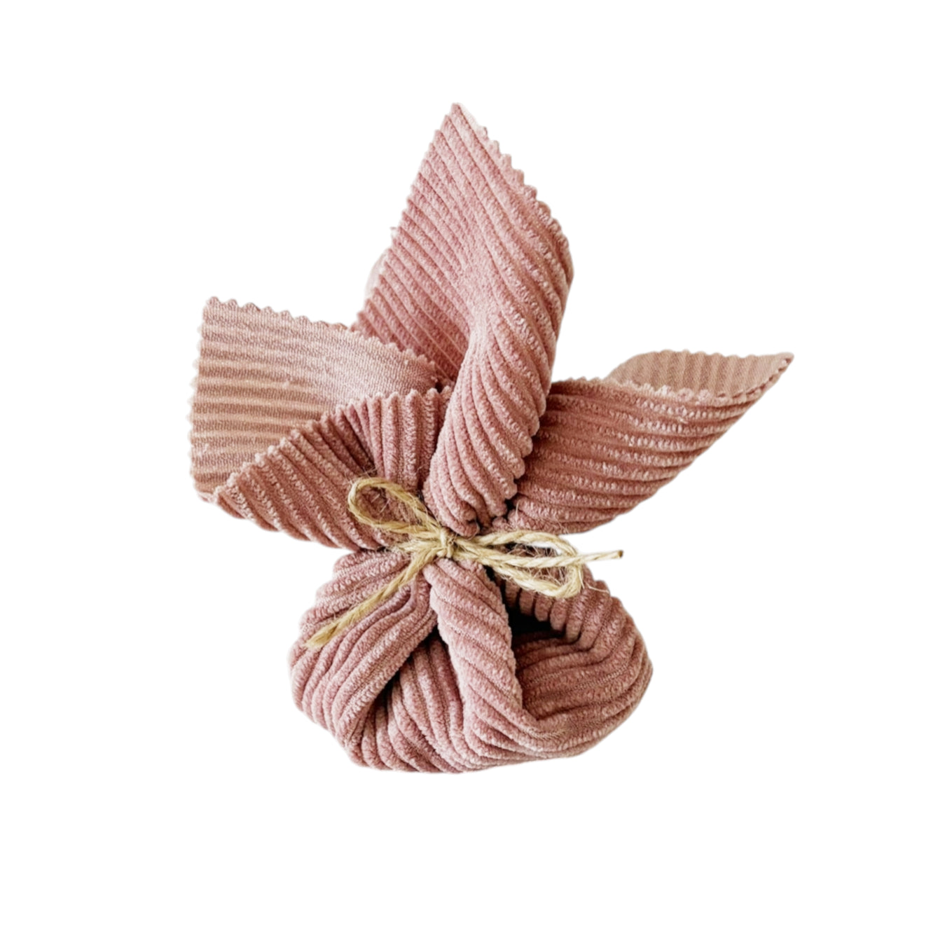 Ponycor doekje 20x20cm dusty rose - per 12 stuks