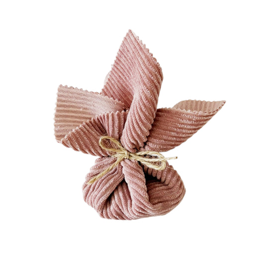 Ponycor doekje 20x20cm dusty rose - per 12 stuks