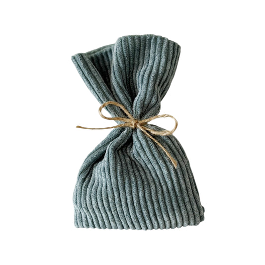 Ponycor recht zakje 13x8cm frosty blue - per 12 stuks