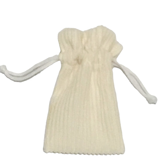 Ponycor stropzakje 12,5x8cm cream - per 12 stuks