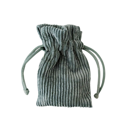 Ponycor stropzakje 12,5x8cm frosty blue - per 12 stuks